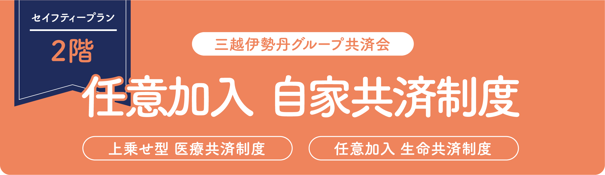 セイフティープラン2階 三越伊勢丹グループ共済会 任意加入 自家共済制度 上乗せ型 医療共済制度 任意加入 生命共済制度